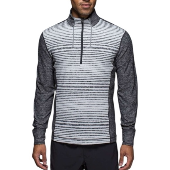 lululemon athletica Other - Lululemon sweat session mini akido stripe quarter zip men’s M